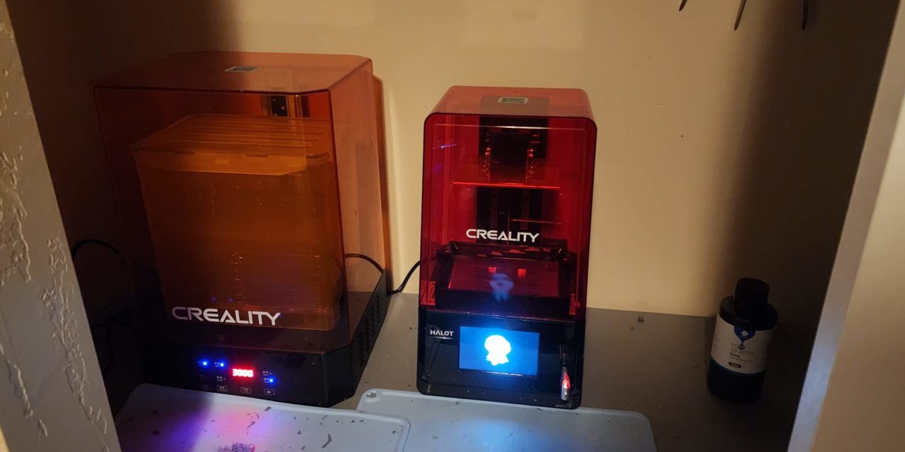 creality halot one pro prints not sticking to build plate but