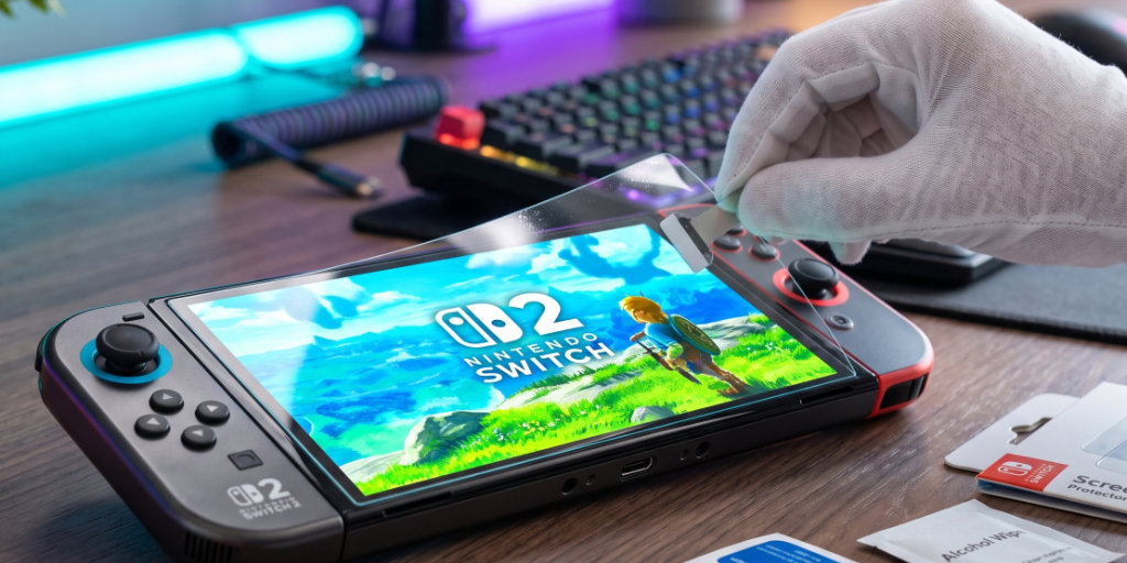 Stop everything and put a screen protector on your Switch 2