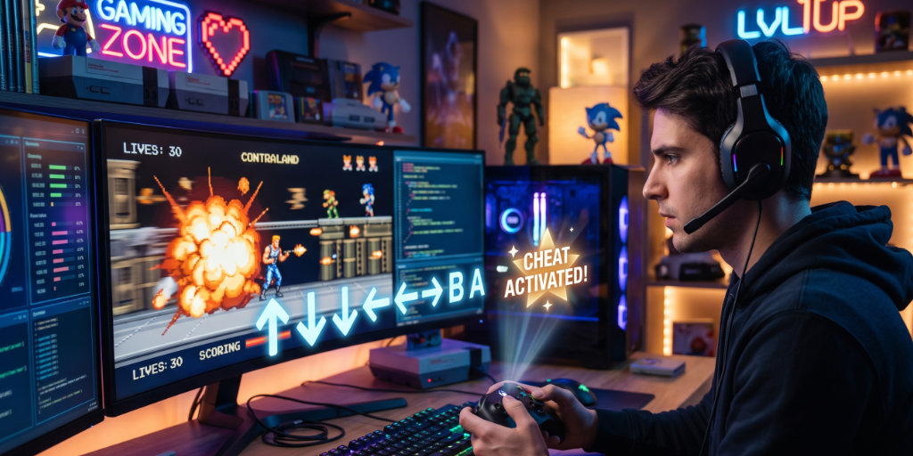 8 videogame cheat codes that are burned into our memory
