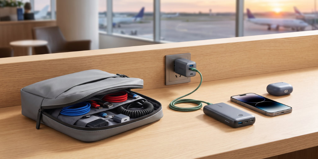 I finally found my perfect travel charging setup