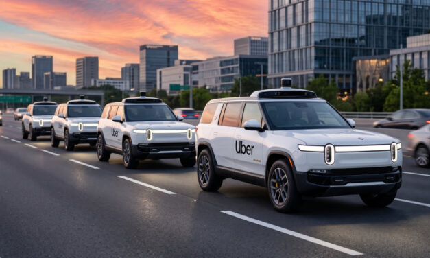 Uber hopes to replace human drivers with a fleet of Robo-Rivians