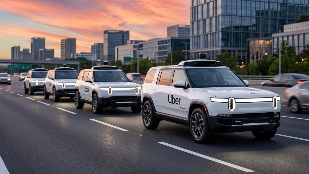 Uber hopes to replace human drivers with a fleet of Robo-Rivians